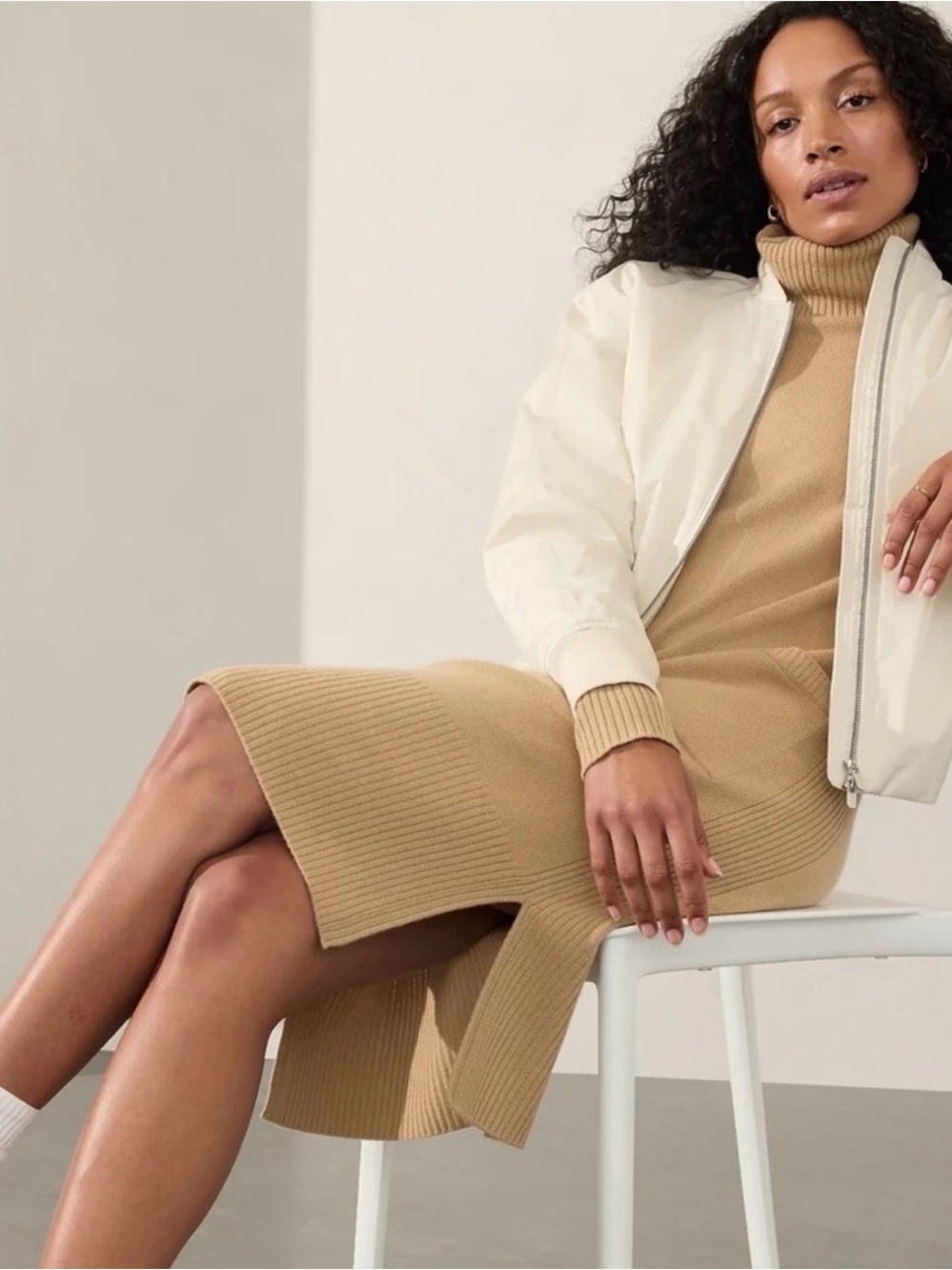 Athleta Alpine Turtleneck sweater Dress